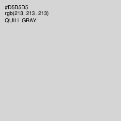 #D5D5D5 - Quill Gray Color Image